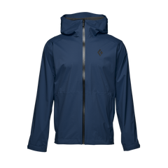 Black Diamond Stormline Stretch Rain Shell Herren wasserdichte Jacke, indigo