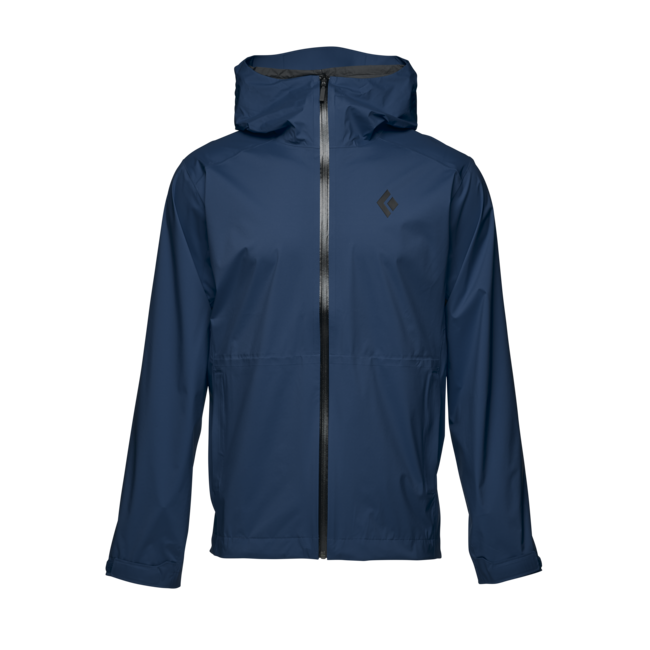Black Diamond Stormline Stretch Rain Shell waterproof jacket, indigo