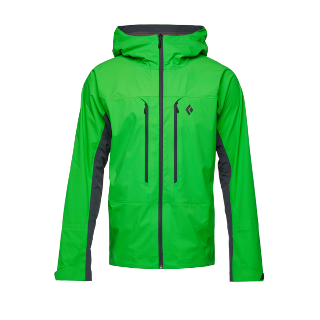 Black Diamond Dawn Patrol Hybrid Shell herren-übergangsjacke, leuchtend grün