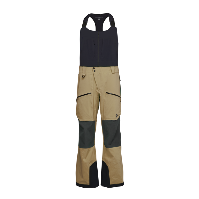 Black Diamond Recon Stretch Pro Bibs, khaki-smoke