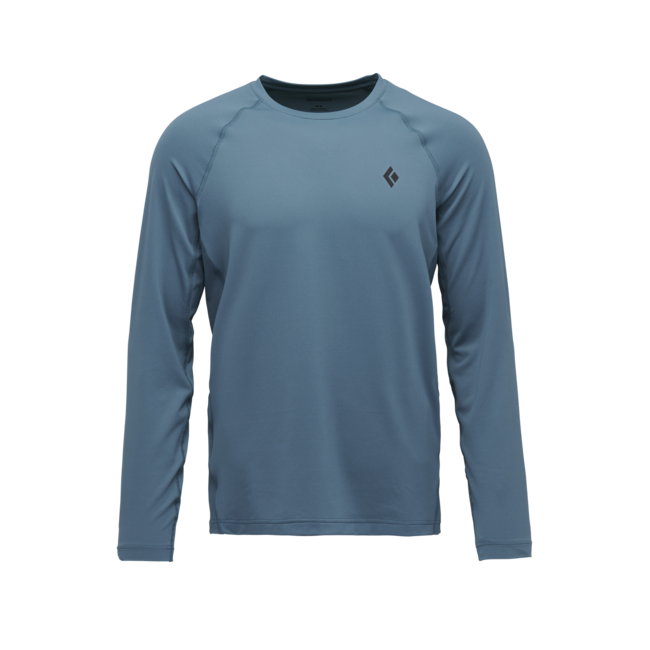 Black Diamond Alpenglow Crew herren Langarm-T-shirt, creek blue