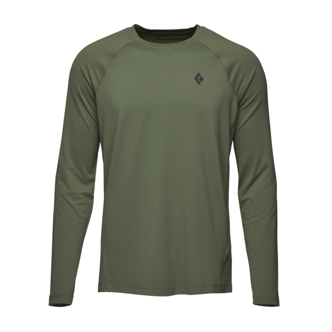Black Diamond Alpenglow Crew herren langarm-T-shirt, tundra