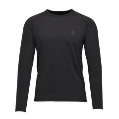 Black Diamond Lightwire Tech men's long-sleeve t-shirt, black