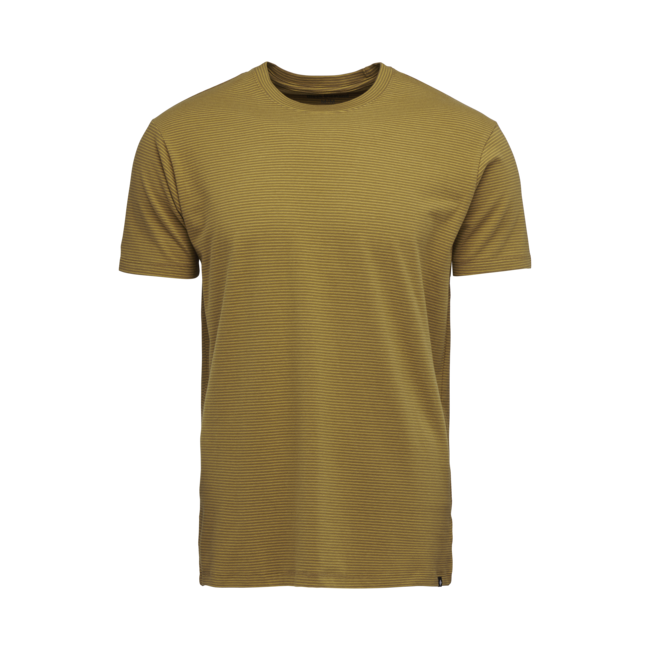 Black Diamond Bd Stripe herren kurzarm-T-shirt, dunkel curry-amber