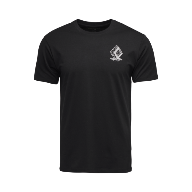 Black Diamond Boulder herren Kurzarm-T-shirt, schwarz