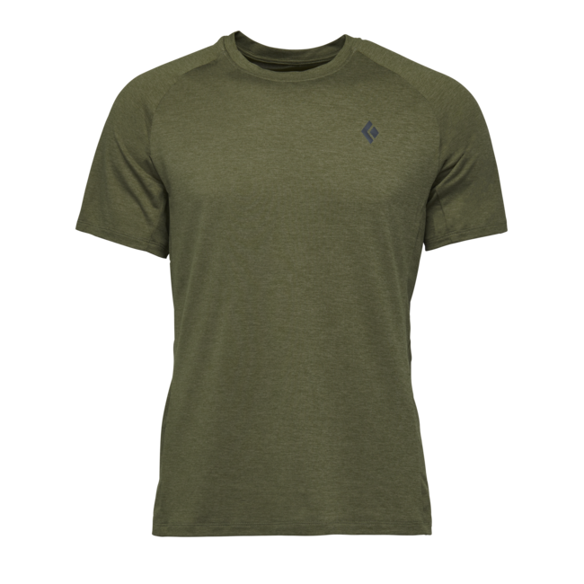 Black Diamond Lightwire Tech herren Kurzarm T-shirt, crag green