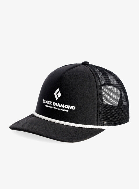 Black Diamond Cap Flat Bill Trucker, schwarz-schwarz eqpmnt für alpnst