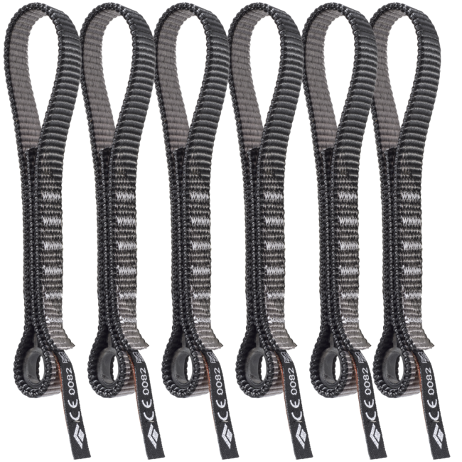 Black Diamond Loop Standard Dogbone 16 Cm 6er Set