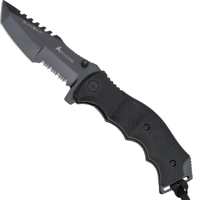 BlackField Apache Folder, taschenmesser, schwarz