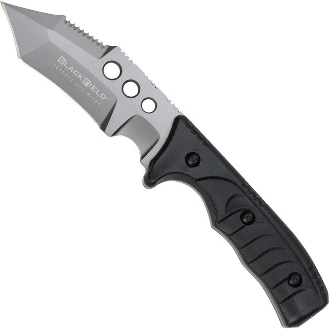 BlackField Eagle Eyed Messer mit feststehender Klinge, schwarz