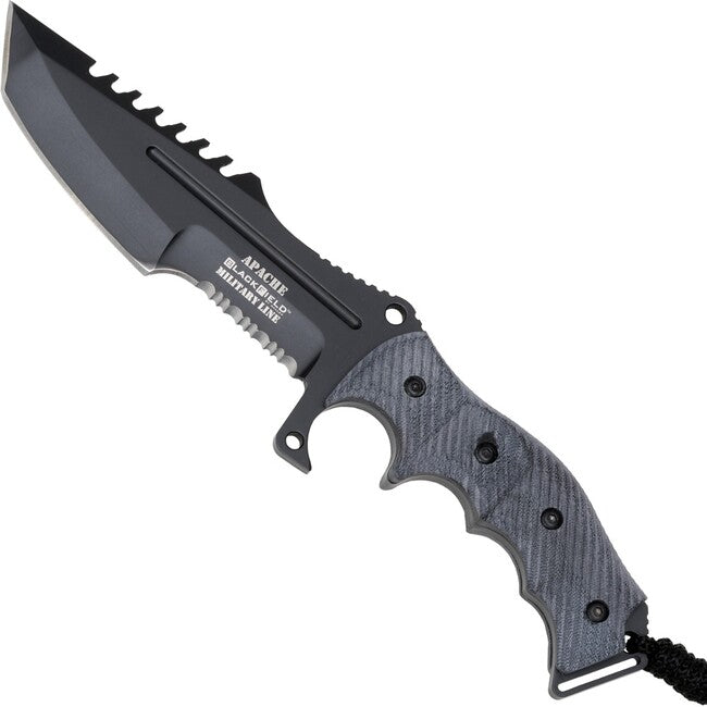 BlackField APACHE messer mit feststehender klinge