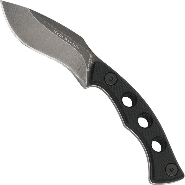 BlackField Neck Raptor-messer mit feststehender Klinge