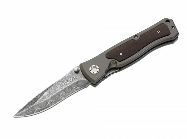 BÖKER Leopard-Damast II taschenmesser 9,6 cm, grau