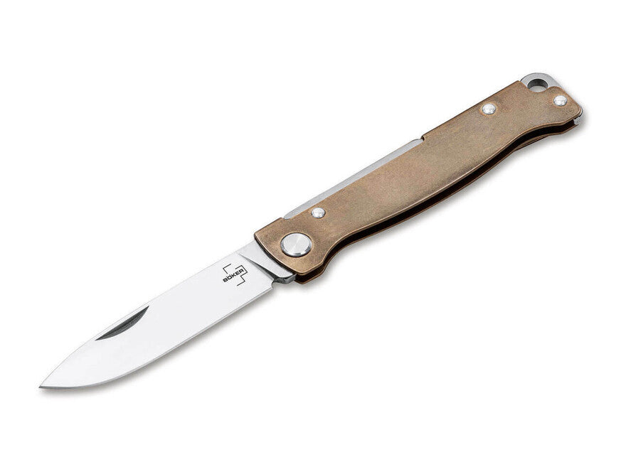 BÖKER Plus Atlas Brass taschenmesser 7 cm, braun