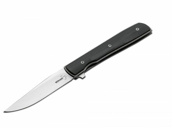 BÖKER Plus Urban Trapper Petite taschenmesser 7 cm, schwarz, titan, g10
