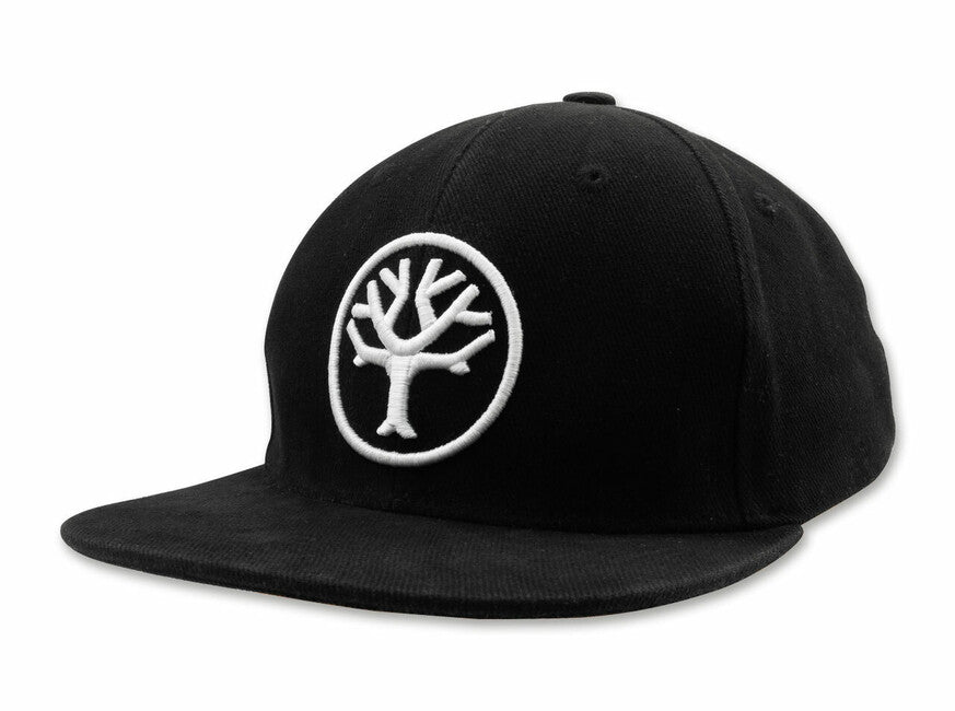BÖKER Snapback Cap schwarze Kappe, schwarze