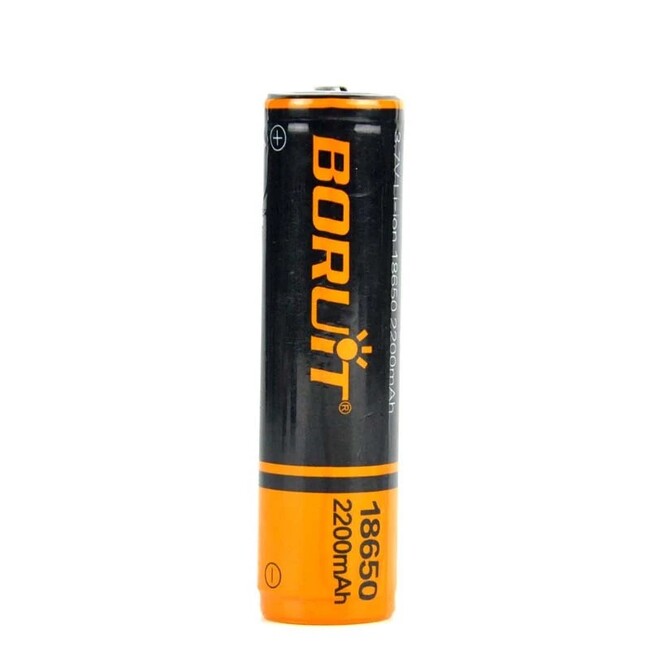 Boruit 18650 2200 mAh wiederaufladbare Batterie, Li-Ion