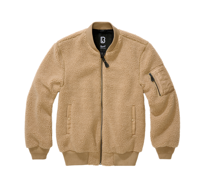 Brandit MA1 Sherpa jacke, camel