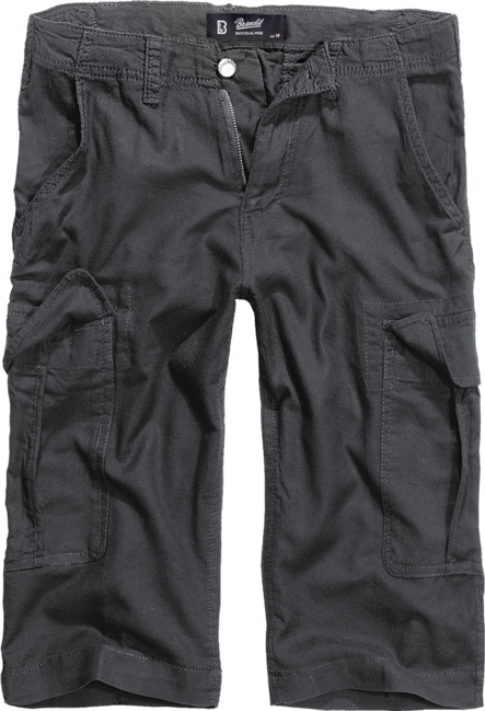 Brandit Havannah Vintage Shorts, Schwarz