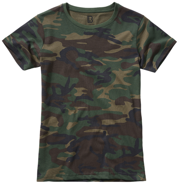 Brandit T-shirt damen, woodland