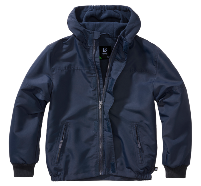 Brandit Kids Frontzip Windbreaker jacke, navy blau