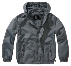 Brandit Summer Frontzip Windbreaker Kinderjacke, anthracite