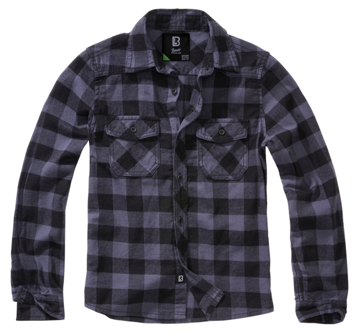 Brandit kindershirt mit langen Ärmeln, schwarzgrau