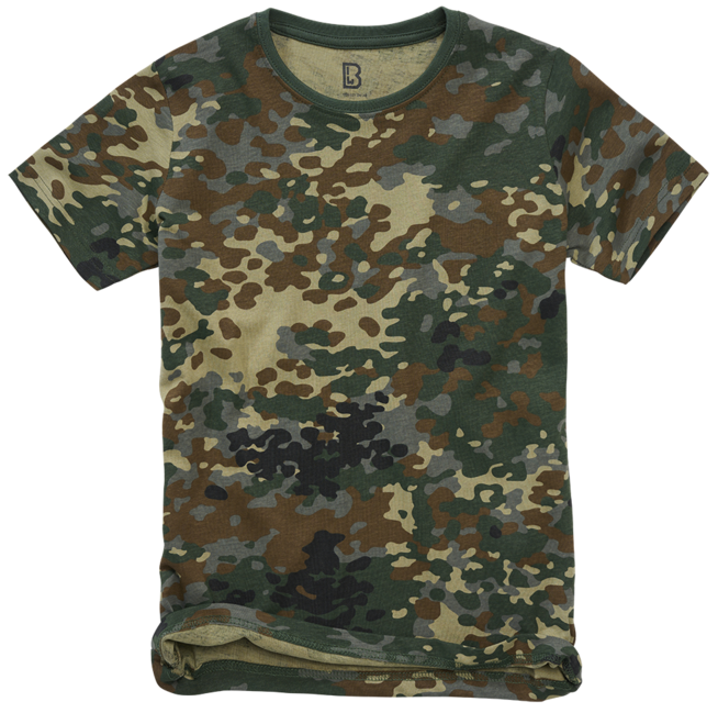 Brandit kinder-T-shirt mit kurzarm, flecktarn