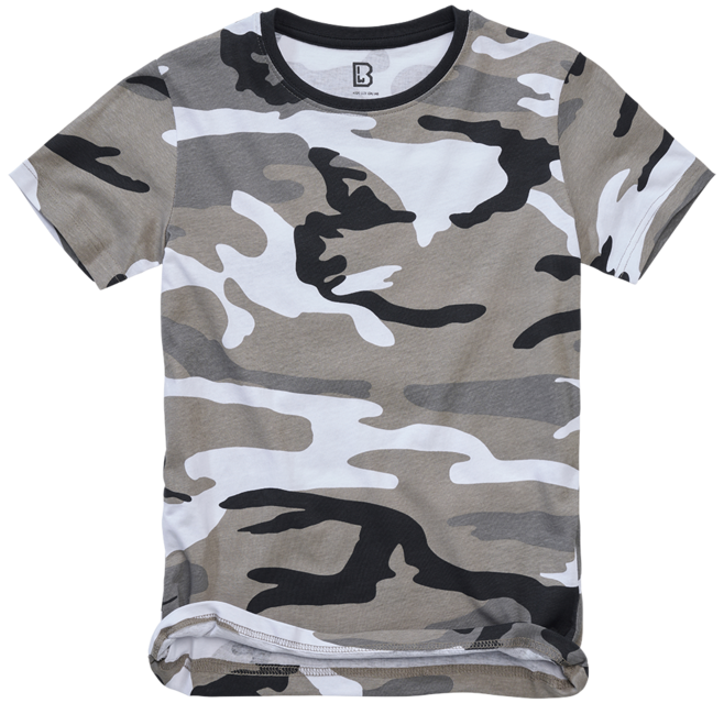 Brandit Kinder T-Shirt mit kurzen Ärmeln, Urban