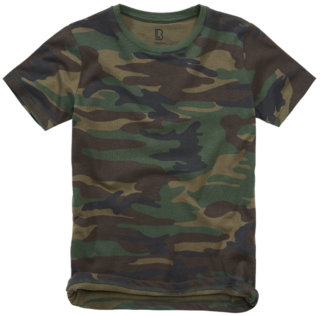 Brandit kinder-T-shirt mit Kurzarm, weiß
