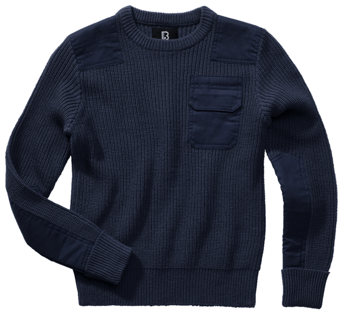 Brandit BW-Pullover für kinder, marineblau