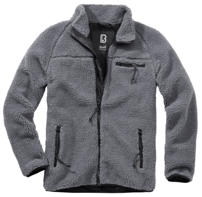 Brandit Teddyfleece fleecejacke, anthrazit