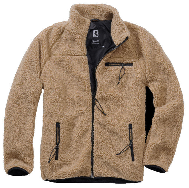 Brandit Teddyfleece fleecejacke, khaki
