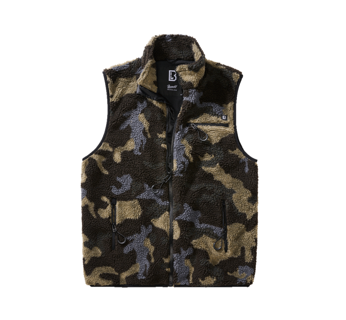 Brandit Teddyfleece fleeceweste, darkcamo