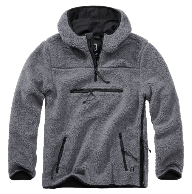 Brandit Teddyfleece Worker Fleecepullover, anthrazit