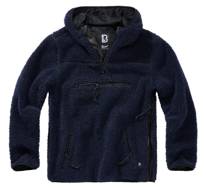 Brandit Teddyfleece Worker Fleecepullover, marineblau