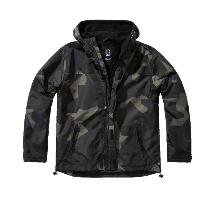 Brandit Frontzip Windbreaker jacke, m90 darkcamo
