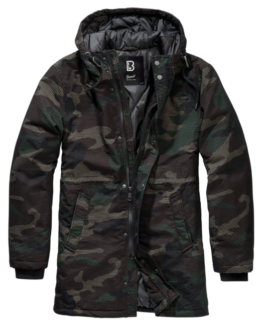 Brandit Grid Camo Parka, waldfarben