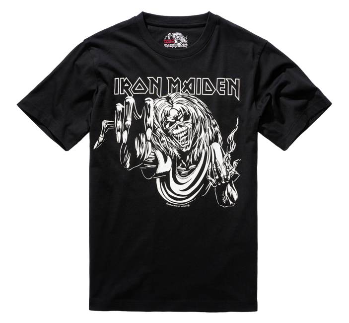 Brandit Iron Maiden T-shirt Eddy Glow, schwarz
