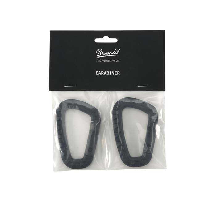 Brandit Karabiner 2er Pack, schwarz