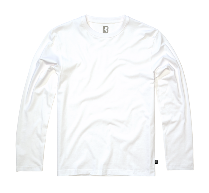 Brandit Premium langarm-T-shirt, weiß