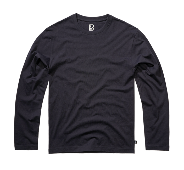 Brandit Premium langarm-T-shirt, marineblau
