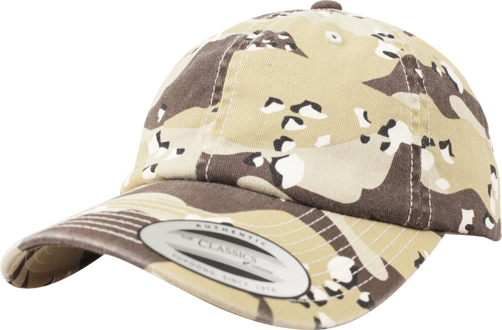 Brandit Low Profile Camo Kappe mit gewaschenem Effekt, 6-Farben Wüste