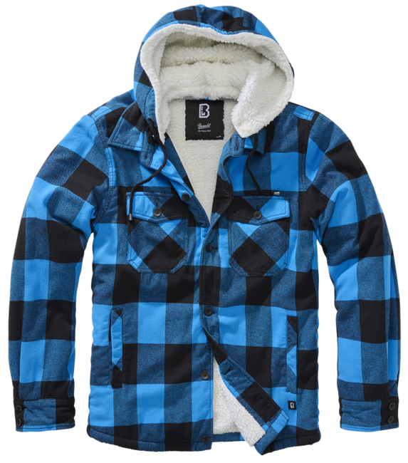 Brandit Lumber kapuzenjacke, schwarz/blau