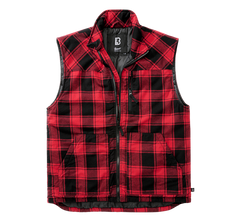 Brandit Lumber Vest, Red/Black