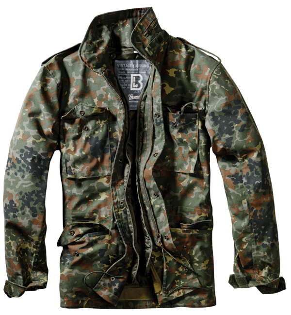 Brandit M65 klassiche Übergangsjacke, flecktarn