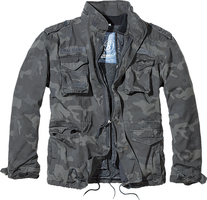 Brandit M65 Giant winterjacke, darkcamo