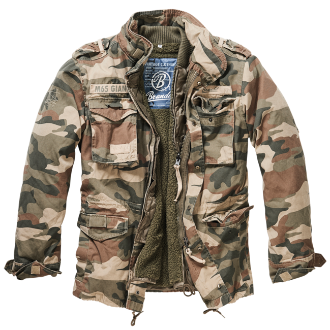 Brandit M65 Giant winterjacke, light woodland