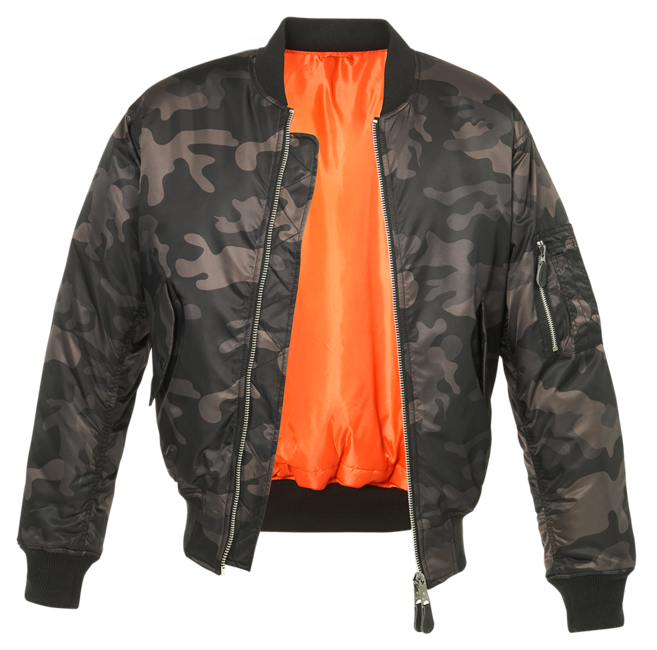 Brandit MA1 Bomber Fliegerjacke, darkcamo