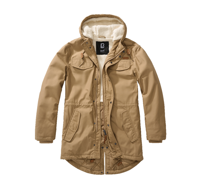 Brandit Marsh Lake teddyparka, kamel